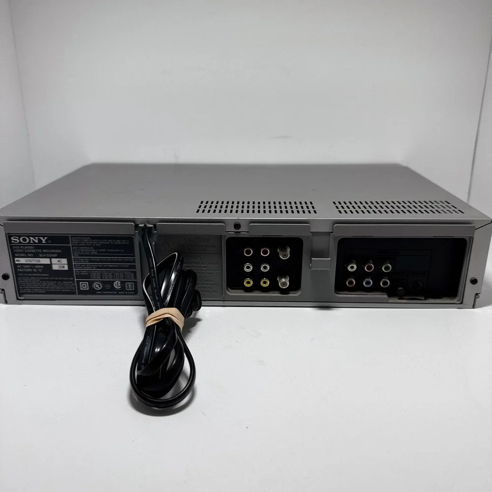 Sony SLV-D350P DVD VCR Combo Player Progressive Scan Hi-Fi Stereo -Working